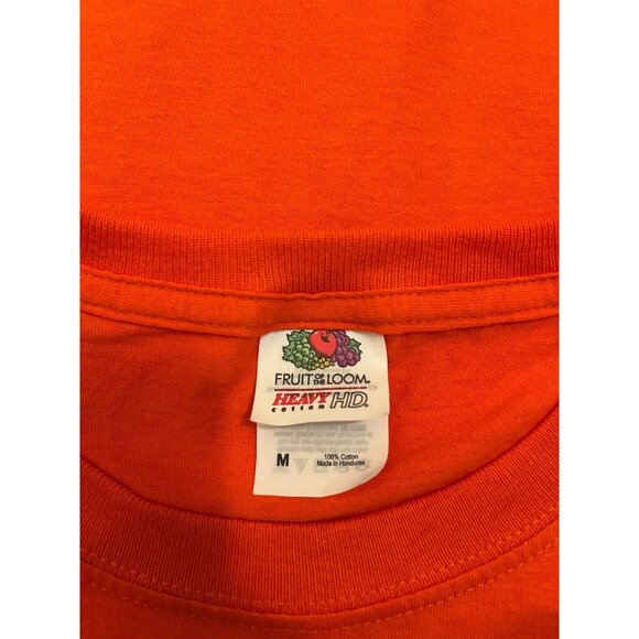 Fruit Of The Loom Heavy HD Halloween M T-Shirt "I'm Here For The Boos" Skeleton - Picture 6 of 10